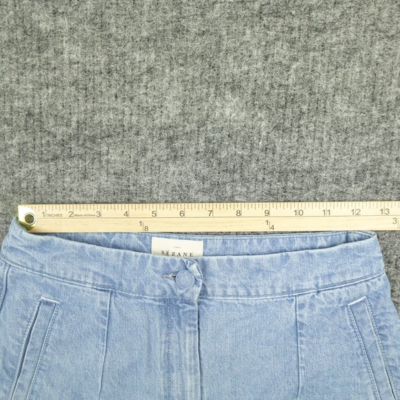 Sezane Light Blue Flare & Wide Leg Jeans - Picture 10 of 10